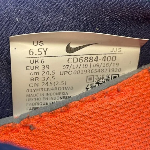 Nike React Presto Extreme GS Size 6.5Y Youth Shoes Midnight Navy  - Picture 8 of 8